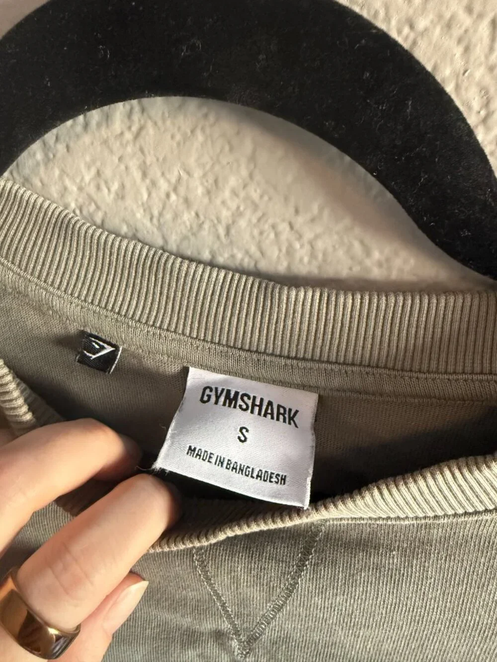 Gymshark Heavyweight Cotton T-Shirt - Unit Green - Picture 4 of 4
